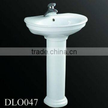 DLO047 Modern style oval ceramic basin