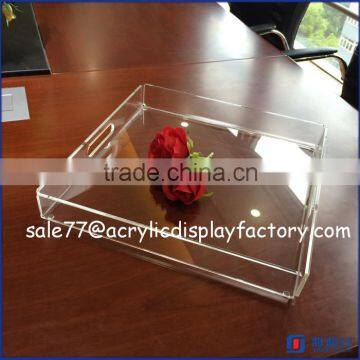 Yageli personlized clear custom printed acrylic serving tray for hotel                        
                                                                                Supplier's Choice