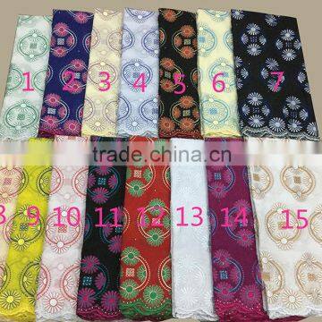 2016 Latest Style Baby African Dry Lace Embroidery Fabric for Girls Dress photo-4