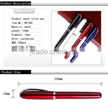 2016 Promotional Premium Pens Metal Roller Pen With Metal Cap photo-2
