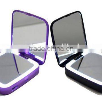 Foldable double side portable power bank with mirror                        
                                                                                Supplier's Choice