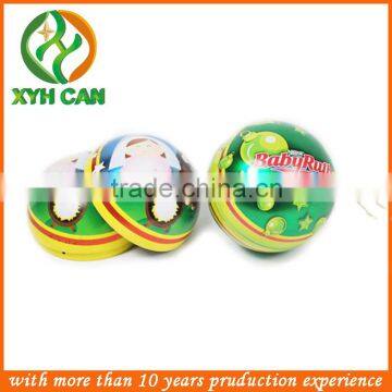 egg shape metal box,metal box for food,candies metal box