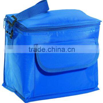 blue nylon cooler bag