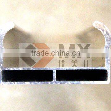 Hot sale chrome mirror finished aluminium profile for shower enclosures excellent quality