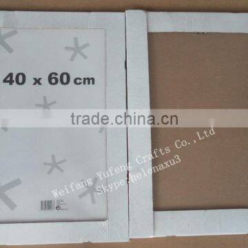 big size clear frameless glass clip poster frame 40x60cm