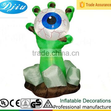 DJ-XT-72 inflatable giant monster hand with eyeball yard decoration new animation scene