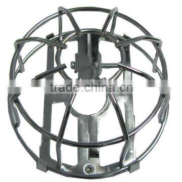 Fire Sprinkler Head Guard 2pcs Univ /Fire Sprinkler Guards, Steel With Red and Chrome Finished photo-2