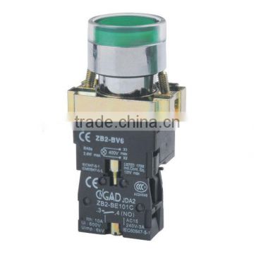 GB2-BW3361 CNGAD 29mm green Illuminated switch push button(illuminated push button ,green push button switch)