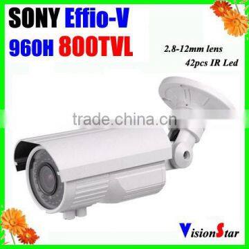 CCTV Camera System 800tvl With Varifocal 2.8-12mm Lens Sony Effio-V CXD4141GG 960H CCD Weatherproof Security Camera Vision Star