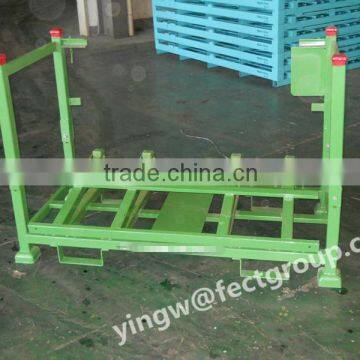 Powder coating or galvanized heavy duty pallet rack steel racks/Warehouse portable storage folding steel tire rack for sale