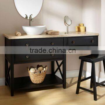 Modern Solid Wood Cabinet living room vanity top for undermount sink