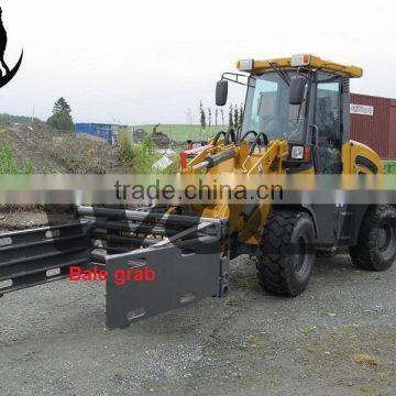 Bale Grab on Loader, Wheel Loader Attachments