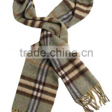 olive men wool scarves