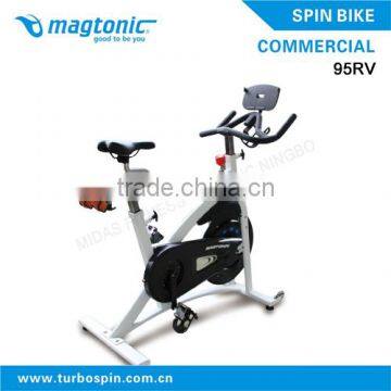 New Design High quality spin bike for club/Magnetic Exercise bike with Ipad holder(95RV)