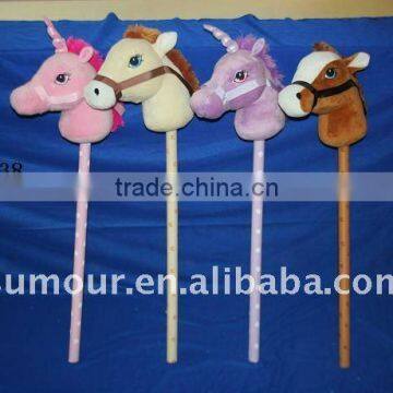 Animal Head Sticks horse stick pink unicorn sticks