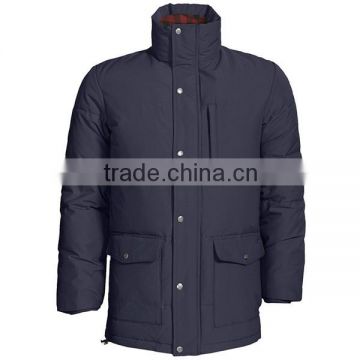 dark blue and black color outdoor leisure men clothes with water and wind resistant