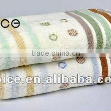 embroidery cotton yarn dyed children hand towel