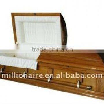 Veneer Casket American style casket funeral supplies wholesales Nantong Millionaire