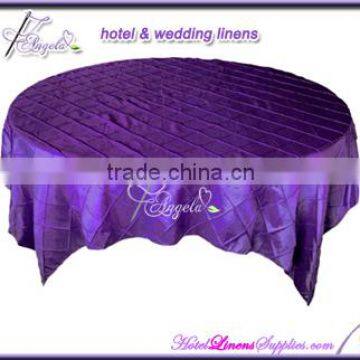90 Inch Round Pintuck Table Cloths for Round Banquet Tables photo-2