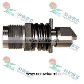 assembly parts of screw and barrel for extrusion machine