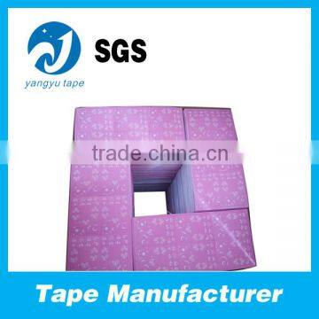 Purple die cut EVA foam with printing