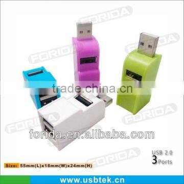 Forida Colorful Mini Whistle Usb2.0 Usb Hub photo-4