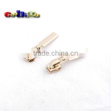 45*11mm 5# Auto Lock Zipper Slider Zinc Alloy Golden For Metal Zippers #FLQ144-G photo-2