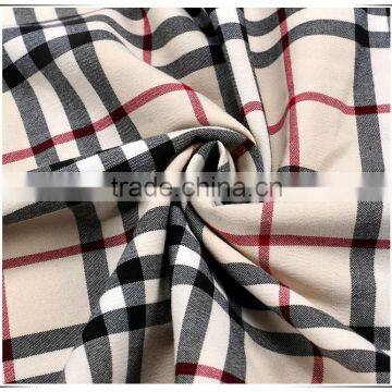 100 cotton 21s checks shirt fabric, yarn dyed fabric