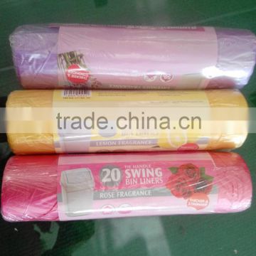 cheap plain plastic can/bin/swing liner garbage bags/trash collection,bags on roll