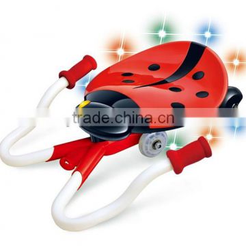 Multifunctional Children Seven Stars Ladybird Swing Ride on Car Toys