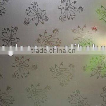 4mm,5mm,6mm acid etched glass