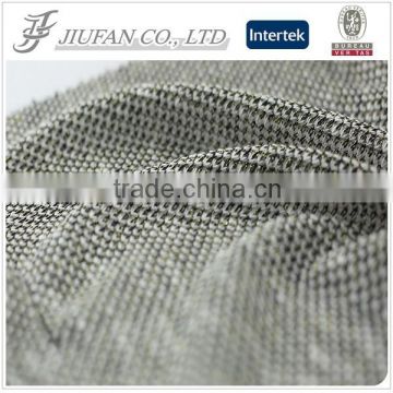 Jiufan Textile Polyester Lurex 97/3 Knitting Fabric for Clothing