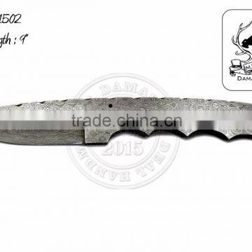 Damascus Steel Knife Blade Blank DD-BB-1502