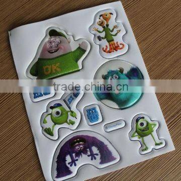 factory design room decor cartoon kids 3D foam sticker