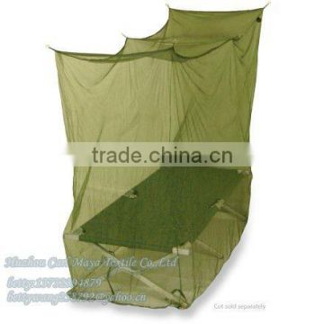 insecticide treated army/military mosquito net green army travel mosquito bed net