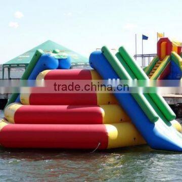 Hot Sale Cheap and Popular for Person Inflatable Floating Pyramid Water Games With Slide photo-4