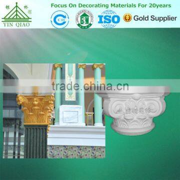 Water Proof Fireproof Building Materials Decorative GRC Column Capital