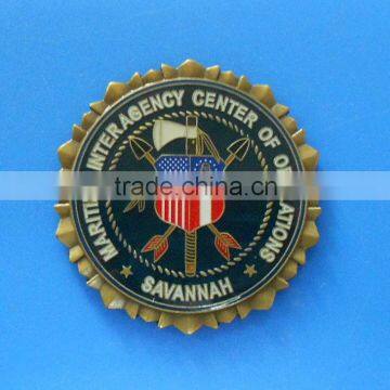 USA metal coin with special side for souvenir