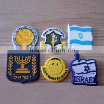 6pcs sets israel PVC fridge magnet