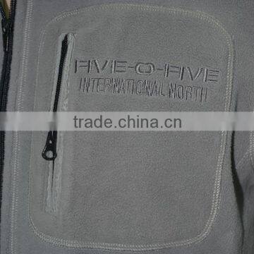 Men Micro Polar Fleece Sweatshirt Zipper up Jacket photo-6