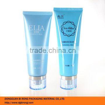 120g facial cleanser type plastic material cosmetic tubes