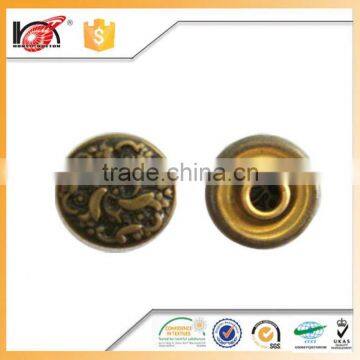 Various of metal trim button cross-shaped rivet for garment accessories