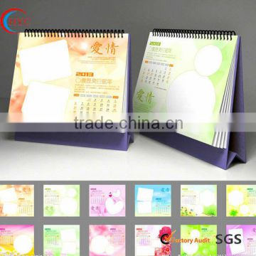 love design mini paper calendar table calendar