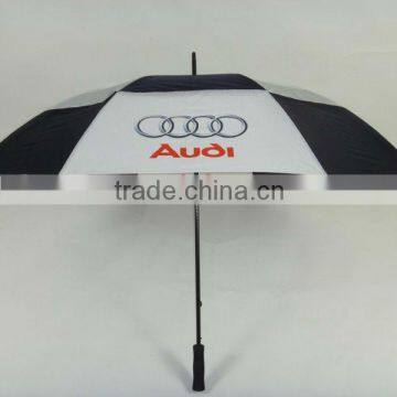 64-Inch OEM new auto open oversize golf windproof umbrella for EU and USA market