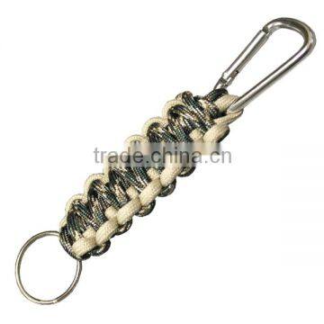 550 Paracord Key Chain Self-defence Millitary Hook Paracord Keychain Ring