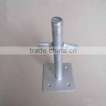 Solid Adjustable Screw Jack Base Plate for Ringlock Scaffolding