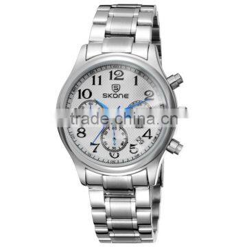 high quality multi function 3 eyes function watches for men