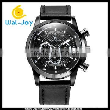 WJ-5428-2 leather alibaba wholesale fancy factory direct V6 brand popular men watch