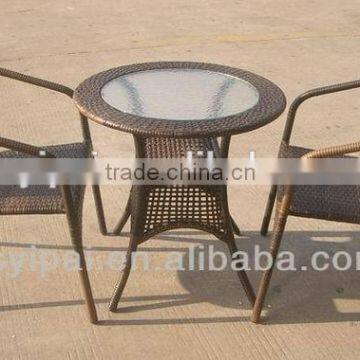 Rattan Patio Dining Furniture Sets YC021R/YT47 photo-6
