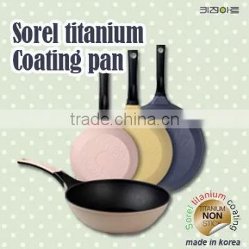 Kitchen art Sorel Titanium Korea Ceramic cooking pot Palace Eco-friendly 24cm 26cm 28cm 30cm